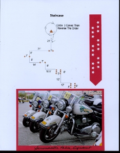 Palmetto Police Motorcycle Competition Scrapbook Layout