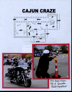 Palmetto Police Motorcycle Competition Scrapbook Layout