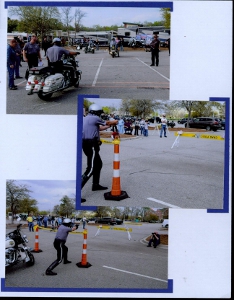 Palmetto Police Motorcycle Competition Scrapbook Layout