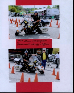Palmetto Police Motorcycle Competition Scrapbook Layout