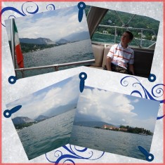 Italian Vacation Scrapbook Layout