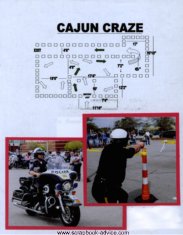 Motorcycle Competition Scrapbook Layout Ideas