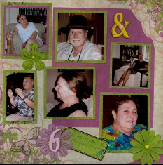 Personal Shopper Scrapbook Layout Aug 09