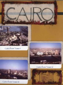 Egyptian Scrapbook Layout of Cairo