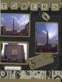 Egyptian Scrapbook Layout of Cairo Towers