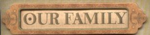 Heritage Our Family Scrapbook Sticker