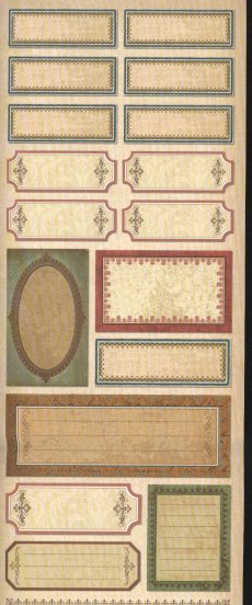 Heritage Scrapbook Stickers