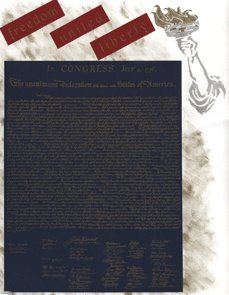 Patriotic Scrapbook Layout