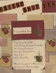 Friendship Tea Recipe Scrapbook Layout
