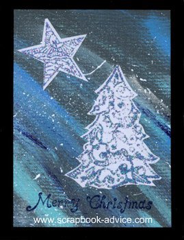 MIchael Strong Cloisonne Stamp Christmac Card MIchael Strong Cloisonne Stamp Christmac Card