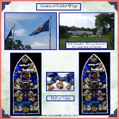 8th Air Force Museum Scrapbook Layout