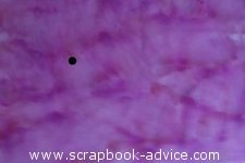 Alcohol Iink on Glossy Cardstock in Purples