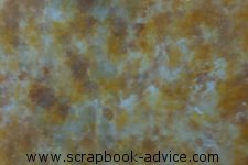 Glossy Card Stock finished with 3 colors of Alcohol Inks