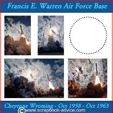 Atlas Missile Digital Scrapbook Layout
