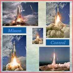 Atlas Missile Digital Scrapbook Layout