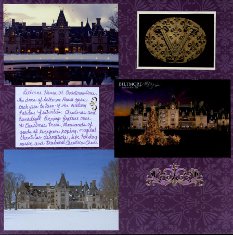 Biltmore Estate Scrapbook Layout Ideas