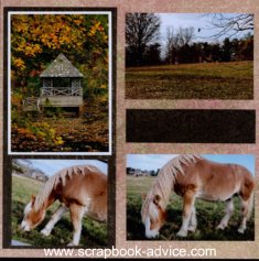 Biltmore Estate Scrapbook Layout