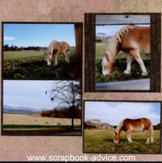 Biltmore Estate Scrapbook Layout