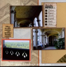 Biltmore Estate Scrapbook Layout