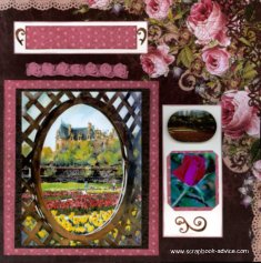 Biltmore Estate Scrapbook Layout