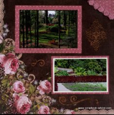 Biltmore Estate Scrapbook Layout