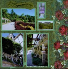 Biltmore Estate Scrapbook Layout