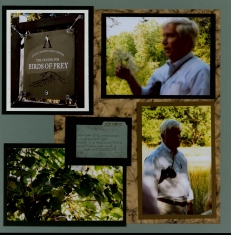 Birds of Prey Scrapbook Layout