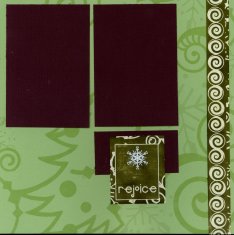 Christmas Scrapbook Layouts with Club Scrap Paper