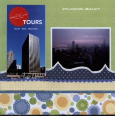 Chicago Scrapbook Layout Idea