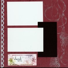 Christmas Scrapbook Layout Club Scrap