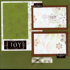 Christmas Scrapbook Layout Club Scrap