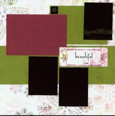 Christmas Scrapbook Layout Club Scrap