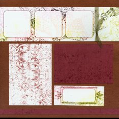 Christmas Scrapbook Layout Club Scrap