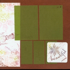 Christmas Scrapbook Layout Club Scrap