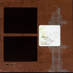 Christmas Scrapbook Layout Club Scrap