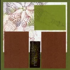 Christmas Scrapbook Layout Club Scrap