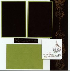 Christmas Scrapbook Layout using Club Scrap