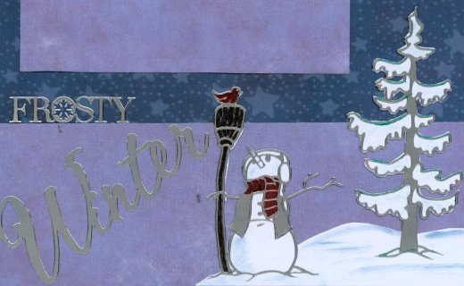 Christmas Scrapbook Layout Personal Shopper Embellishment