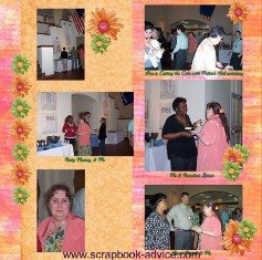 Retirement Scrapbook Layout Ideas