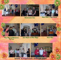Retirement Scrapbook Layout Ideas