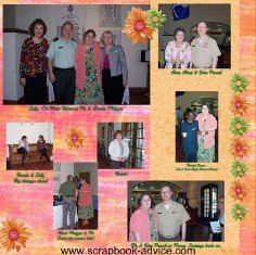 Retirement Scrapbook Layout Ideas