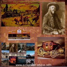 Cody Wyoming Scrapbook Layout & Embellishment Ideas