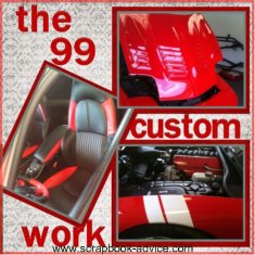 Custom Corvette Scrapbook Layout using phone photos