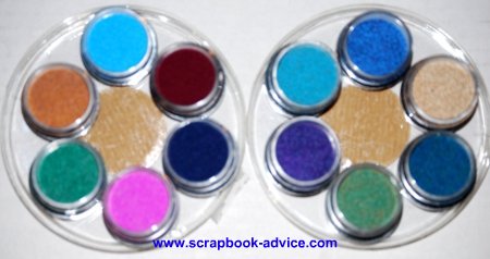 Embpssoing Powders Assortments Wheel from PK Glitz Embpssoing Powders Assortments Wheel from PK Glitz