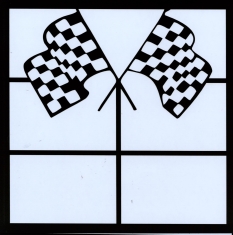 Die Cut Laser Cut Scrapbook Layout Crossed Flags Die Cut Laser Cut Scrapbook Layout Crossed Flags