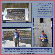 Honor Flight Scrapbook Layout for Memorial Day