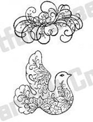 Heartfelt Creations Holiday Dove Stamp Set Heartfelt Creations Holiday Dove Stamp Set