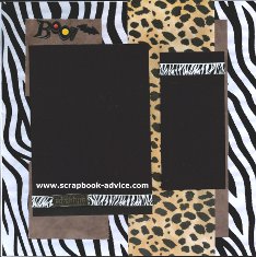Halloween Scrapbooking Layout