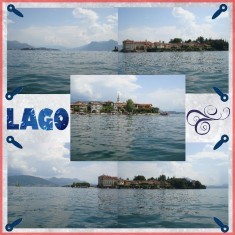 Italian Vacation Scrapbook Layout