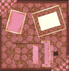 Scrapbook Page Kit with Waterfall